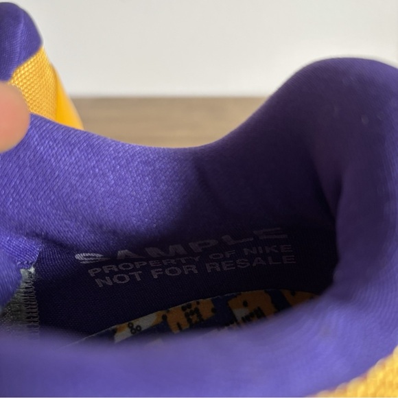 Nike Kobe V 2010 “Lakers Home” CFM SAMPLE PROMO SNEAKERS